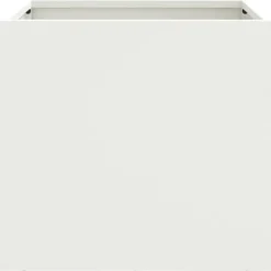 vidaXL plantekasser 2 stk. 32x30x29 cm koldvalset stål hvid - Plantekrukker