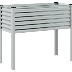 vidaXL plantekrukke 100x41x90 cm galvaniseret stål