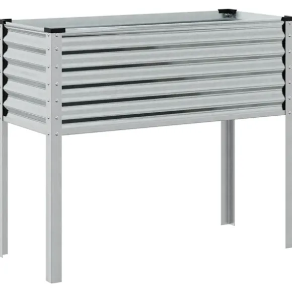 vidaXL plantekrukke 100x41x90 cm galvaniseret stål