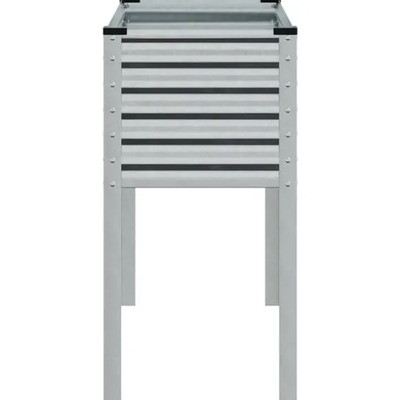 vidaXL plantekrukke 100x41x90 cm galvaniseret stål