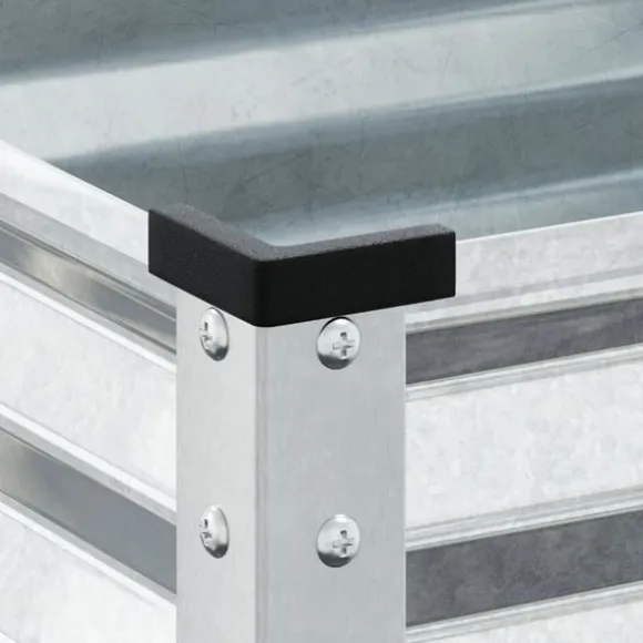 vidaXL plantekrukke 100x41x90 cm galvaniseret stål