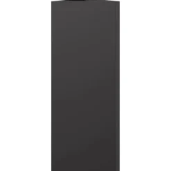 vidaXL plantekrukke 30x26x75 cm trekantet stål sort