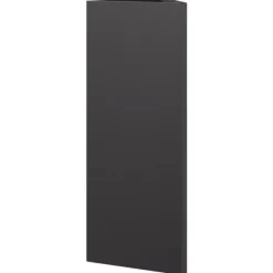 vidaXL plantekrukke 30x26x75 cm trekantet stål sort