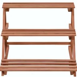 vidaXL plantestativ i 3 niveauer cedertræ 48 x 45 x 40 cm - Planteborde