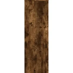 vidaXL plantestativ 33x33x100 cm konstrueret træ røget egetræsfarve