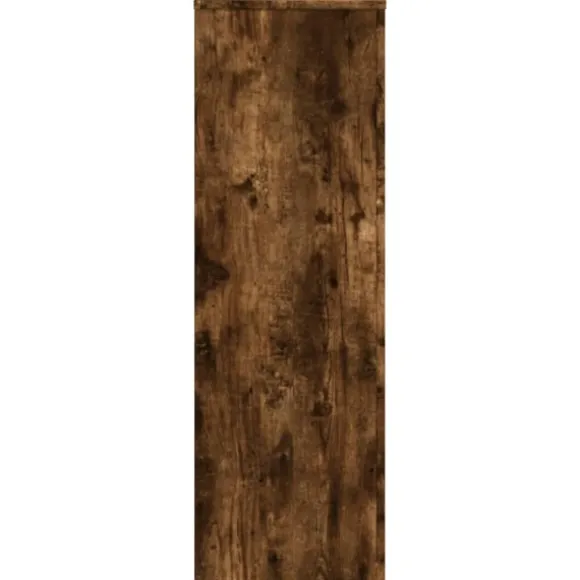 vidaXL plantestativ 33x33x100 cm konstrueret træ røget egetræsfarve
