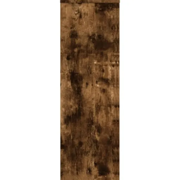 vidaXL plantestativ 33x33x100 cm konstrueret træ røget egetræsfarve