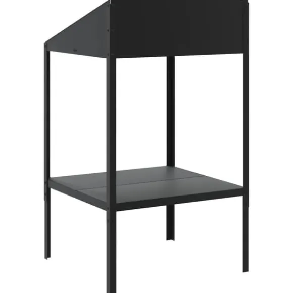 vidaXL plantestativ 56,5x54,5x100 cm galvaniseret stål antracitgrå - Planteborde