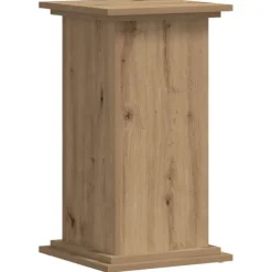 vidaXL plantestativ 33x33x60 cm konstrueret træ gammelt egetræslook