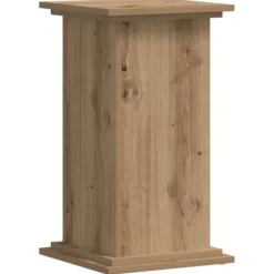 vidaXL plantestativ 33x33x60 cm konstrueret træ gammelt egetræslook
