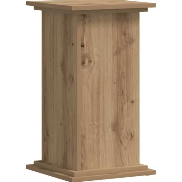 vidaXL plantestativ 33x33x60 cm konstrueret træ gammelt egetræslook