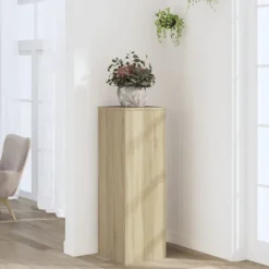 vidaXL plantestativ 33x33x100 cm konstrueret træ sonoma-eg