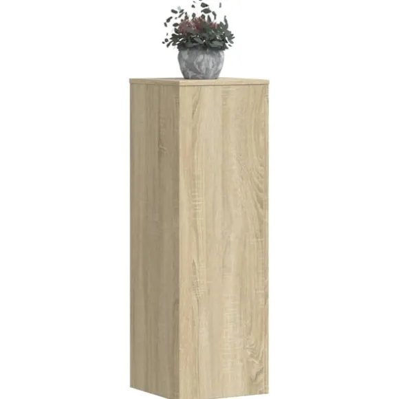 vidaXL plantestativ 33x33x100 cm konstrueret træ sonoma-eg