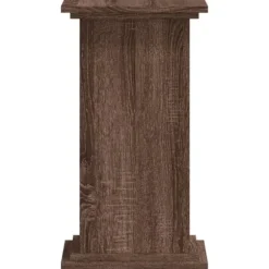 vidaXL plantestativ 33x33x60 cm konstrueret træ brun egetræsfarve