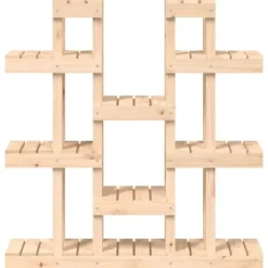vidaXL plantestativ 104,5x25x109,5 cm massivt fyrretræ - Planteborde