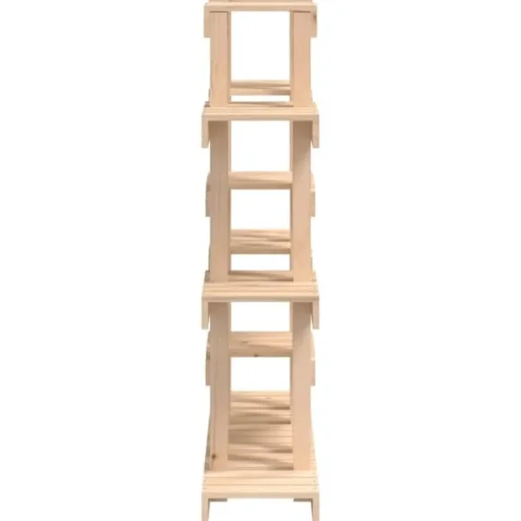 vidaXL plantestativ 104,5x25x109,5 cm massivt fyrretræ - Planteborde