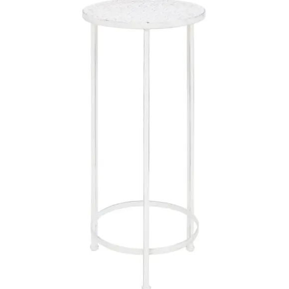 vidaXL plantestativer 3 dele vintagestil metal antik hvid - Planteborde