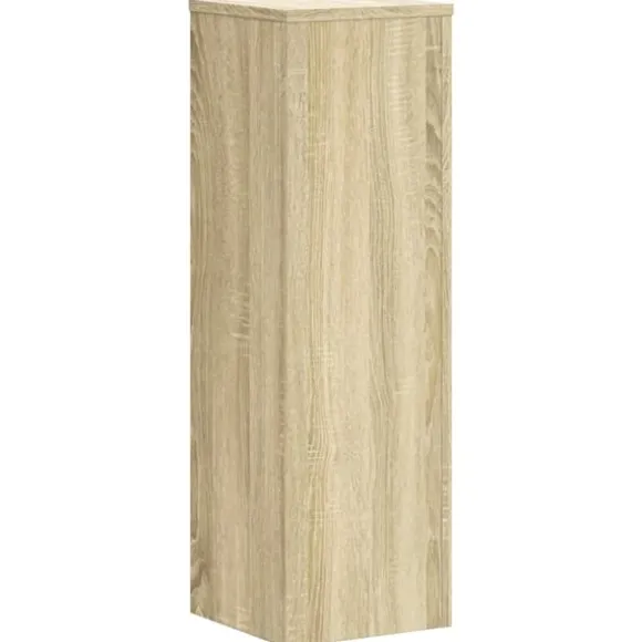 vidaXL plantestativer 2 stk. 25x25x80 cm konstrueret træ sonoma-eg