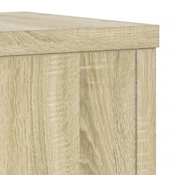 vidaXL plantestativer 2 stk. 25x25x80 cm konstrueret træ sonoma-eg