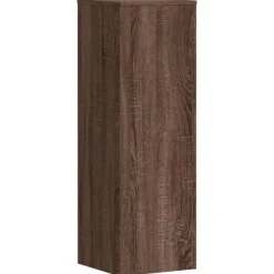 vidaXL plantestativer 2 stk. 33x33x100 cm konstrueret træ brunt eg