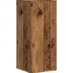vidaXL plantestativer 2 stk. 30x30x70 cm konstrueret træ antikt træ