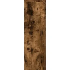 vidaXL plantestativer 2 stk. 25x25x80 cm konstrueret træ røget eg