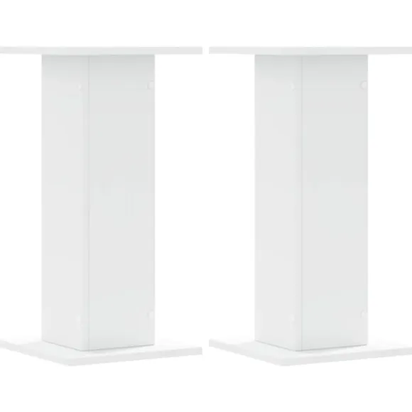 vidaXL plantestativer 2 stk. 30x30x60 cm konstrueret træ hvid