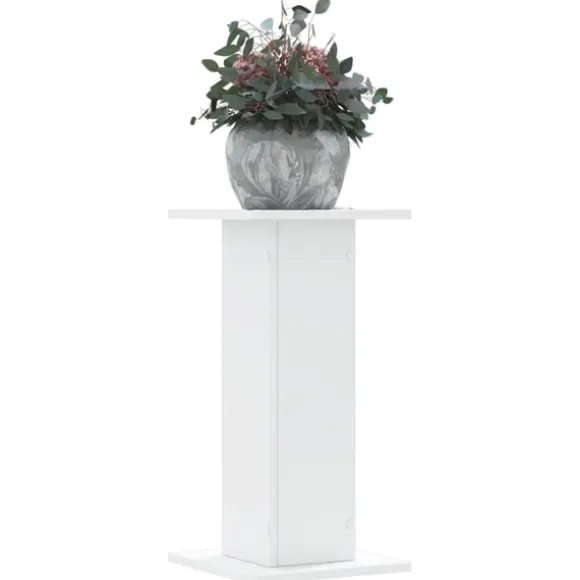 vidaXL plantestativer 2 stk. 30x30x60 cm konstrueret træ hvid