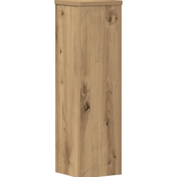 vidaXL plantestativer 2 stk. 17x17x60 cm konstrueret træ egetræsfarvet
