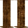 vidaXL plantestativer 2 stk. 30x30x80 cm konstrueret træ røget eg