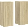 vidaXL plantestativer 2 stk. 30x30x70 cm konstrueret træ sonoma-eg