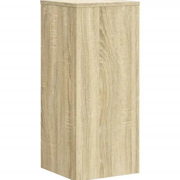 vidaXL plantestativer 2 stk. 30x30x70 cm konstrueret træ sonoma-eg