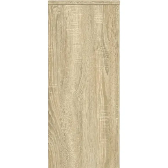 vidaXL plantestativer 2 stk. 30x30x70 cm konstrueret træ sonoma-eg