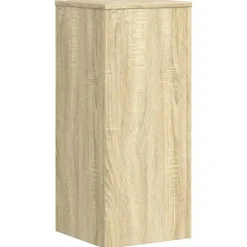 vidaXL plantestativer 2 stk. 30x30x70 cm konstrueret træ sonoma-eg
