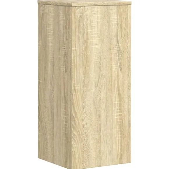 vidaXL plantestativer 2 stk. 30x30x70 cm konstrueret træ sonoma-eg