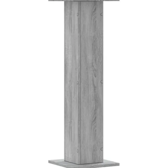 vidaXL plantestativer 2 stk. 30x30x95 cm konstrueret træ grå sonoma-eg