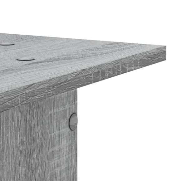 vidaXL plantestativer 2 stk. 30x30x95 cm konstrueret træ grå sonoma-eg