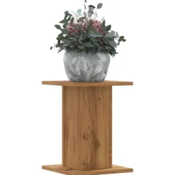 vidaXL plantestativer 2 stk. 30x30x40 cm konstrueret træ egetræsfarvet