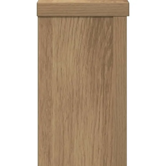 vidaXL plantestativer 2 stk. 10x10x18 cm konstrueret træ egetræsfarvet