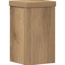 vidaXL plantestativer 2 stk. 10x10x18 cm konstrueret træ egetræsfarvet