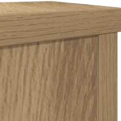 vidaXL plantestativer 2 stk. 10x10x18 cm konstrueret træ egetræsfarvet