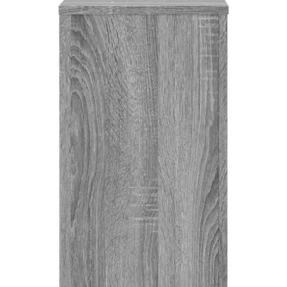 vidaXL plantestativer 2 stk. 30x30x50 cm konstrueret træ grå sonoma-eg