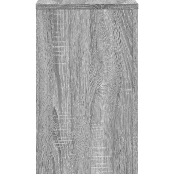 vidaXL plantestativer 2 stk. 30x30x50 cm konstrueret træ grå sonoma-eg