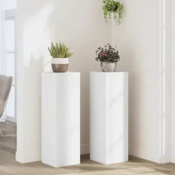 vidaXL plantestativer 2 stk. 25x25x80 cm konstrueret træ hid