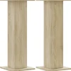vidaXL plantestativer 2 stk. 30x30x80 cm konstrueret træ sonoma-eg