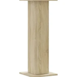 vidaXL plantestativer 2 stk. 30x30x80 cm konstrueret træ sonoma-eg