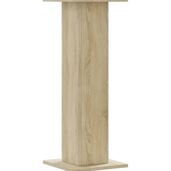 vidaXL plantestativer 2 stk. 30x30x80 cm konstrueret træ sonoma-eg