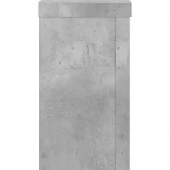 vidaXL plantestativer 2 stk. 10x10x18 cm konstrueret træ betongrå