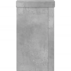vidaXL plantestativer 2 stk. 10x10x18 cm konstrueret træ betongrå