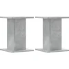 vidaXL plantestativer 2 stk. 30x30x40 cm konstrueret træ betongrå